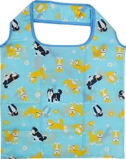 [京佑] エコバッグ ポケット付 約57×43cm 軽量 コンパクト 丈夫 肩掛け可能