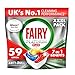 Fairy Platinum Plus 59 Spülmaschinentabs Zitrone, unsere beste Reinigung für eine saubere wie neu, entfernt Mattheit & beugt Kalk vor Platinum günstig Kaufen-Fairy Platinum Plus 59 Spülmaschinentabs Zitrone, unsere beste Reinigung für eine saubere wie neu, entfernt Mattheit & beugt Kalk vor