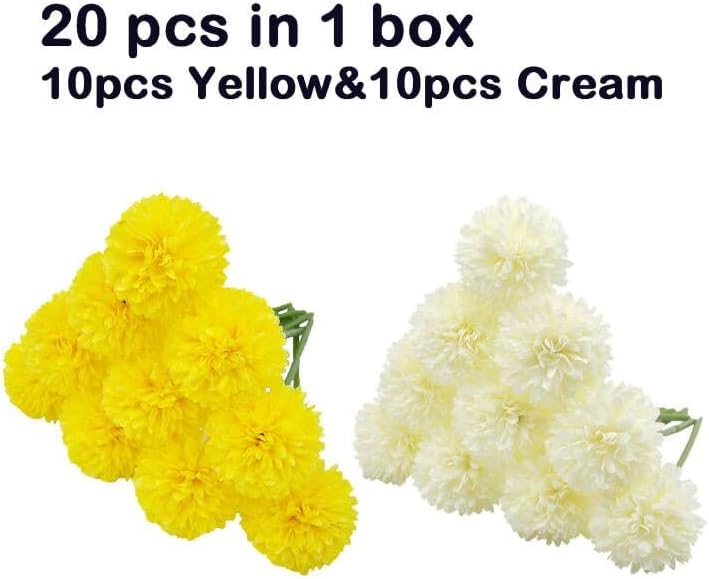 Miniatura 3 de 20 plantas artificiales de flores artificiales de seda de crisantemo, arreglos de hortensias, ramos de boda, decoración del hogar, cocina, jardín,