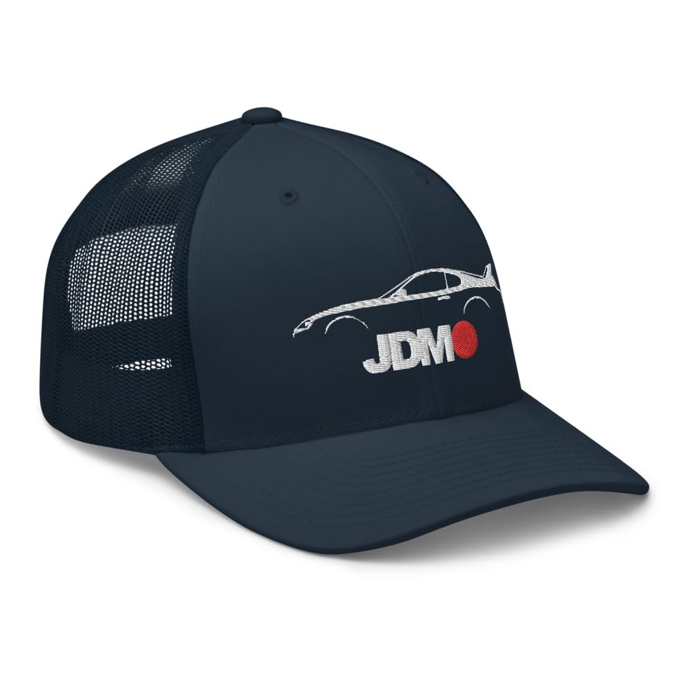 Japoński samochód kultura lat 90. JDM Supra niestandardowy haftowany kontur sylwetka czapka typu trucker czapka snapback
