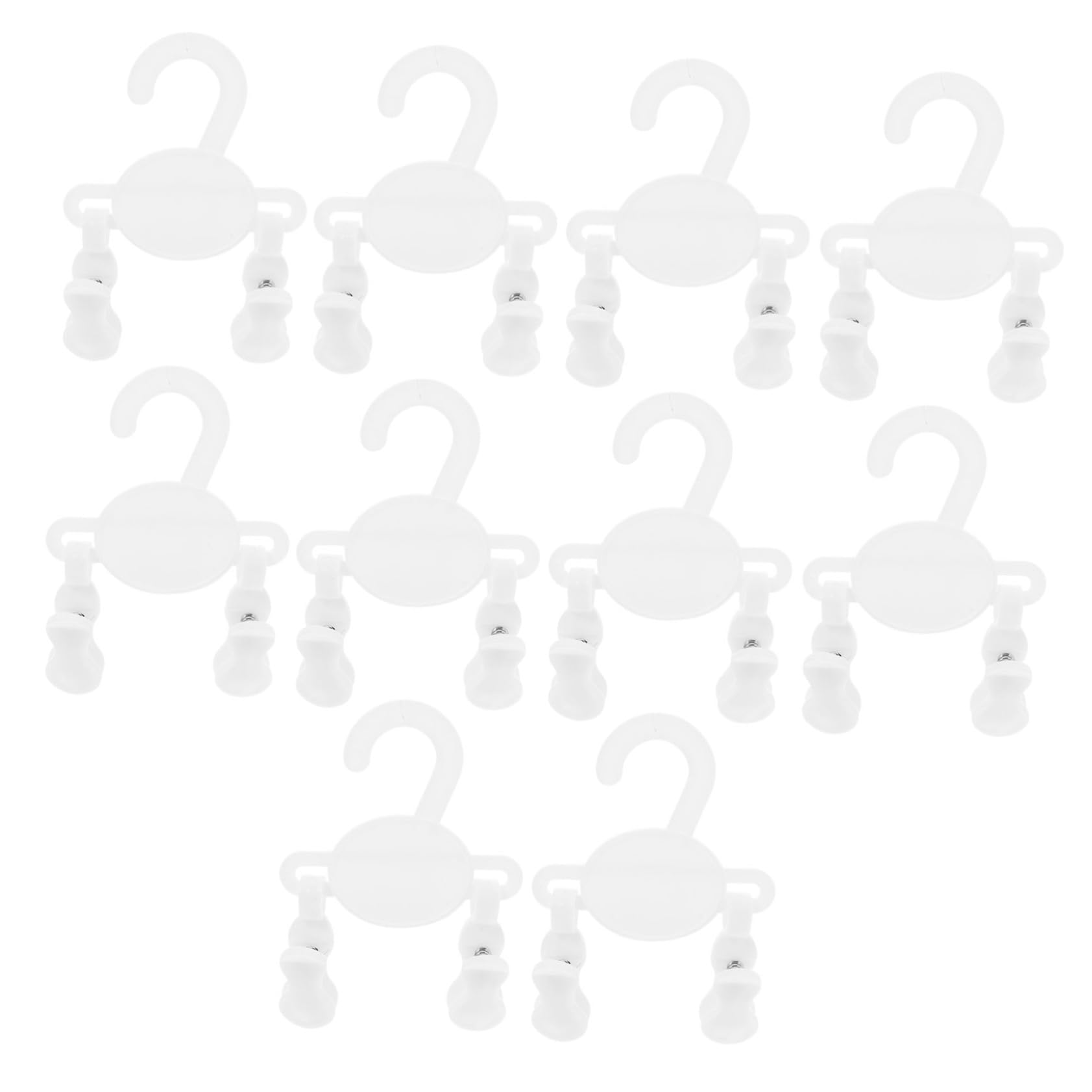 Ciieeo Space-Saving Drying Rack Pack Hangers Plastic Laundry Hanger Sock Dryer Boys and Girls's Coat