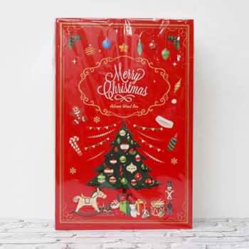 新品！カルディ２０１９アドベントカレンダー　ツリー型 カルディに2019年クリスマス商品！かわいい刺繍入り巾着
