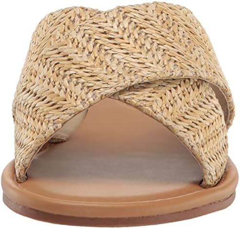 BC Footwear Women's Good Vibrations Slide Sandal, Natural, 8 | Image 1
