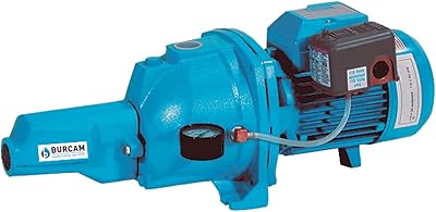 BURCAM 506721 3/4 HP Cast Iron Convertible Jet Pump