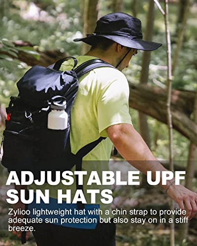 Image of Zylioo XXL Oversize UV Fishing Sun Hat for Big Heads,XL Quick Dry Boonie Hats,Large Cooling Safari Hats with Strap