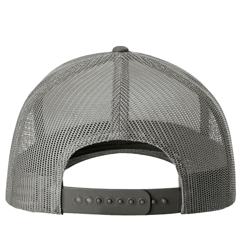 Image of TZ Promise Men Women Plain Cotton Trucker Cap with Breathable Mesh Back, Snapback Baseball Hats