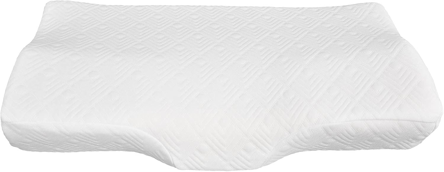Almohada de espuma viscoelástica, ergonómica, ortopédica cervical, almohada para dormir lateral y espalda, almohada para dormir boca abajo para el
