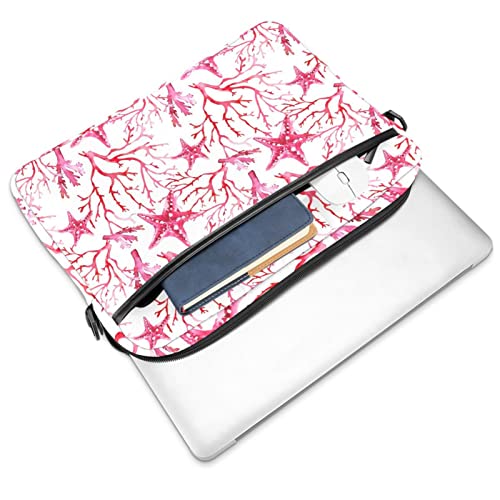Sacoche à bandoulière pour ordinateur portable 13 13.3 14.5 pouces PC Mac rose