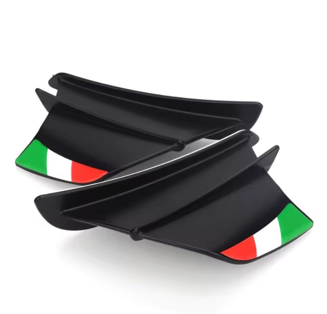 Motoparts KIT Winglet Spoiler aerodinamico Ali Spoiler KAWASAKI, YAMAHA, HONDA, Suzuki, Ducati, APRILIA (Media 1)