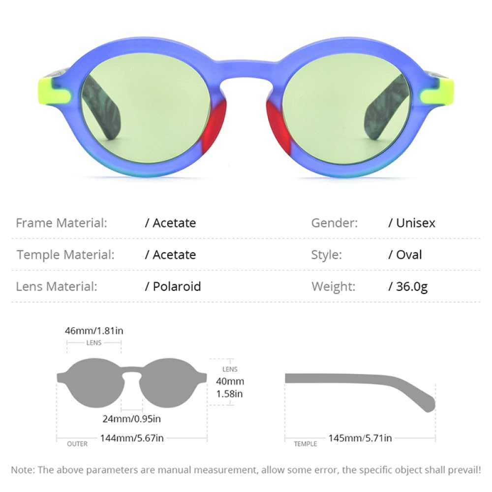 Trendige Sonnenbrille aus mattem Acetat, UV400, für Herren, modisch, Retro, Vintage, ovale Sonnenbrille für Damen, Farbtöne, Mattrot, Grau, Einheitsgröße