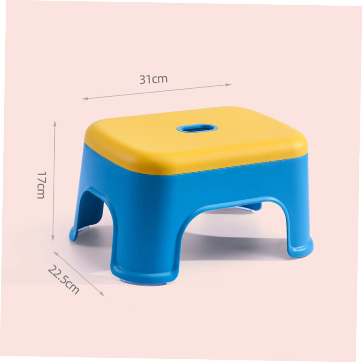 SUPVOX Anti-Slip Boys and Girls Step Stool Sturdy Plastic Toddler Potty Stool Foldable Children's Chair