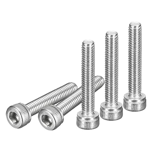 DTGN M3x16mm Socket Head Cap Screws Bolts, 100Pcs 304 Stainless Steel 18-8, Metric Machine Hex Socket Screw, Hex Drive