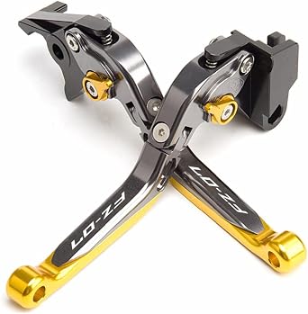 ESPEEDMTC for Yamaha FZ-07 2014-2022 Modified CNC Aluminum Alloy Length Adjustable Foldable Brake Clutch Lever Accessories Gold