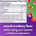 Vitafusion Max Strength Melatonin Gummy Supplements, Strawberry Flavored, 10 mg Melatonin Sleep Supplements, America’s Number 1 Gummy Vitamin Brand, 50 Day Supply, 100 Count