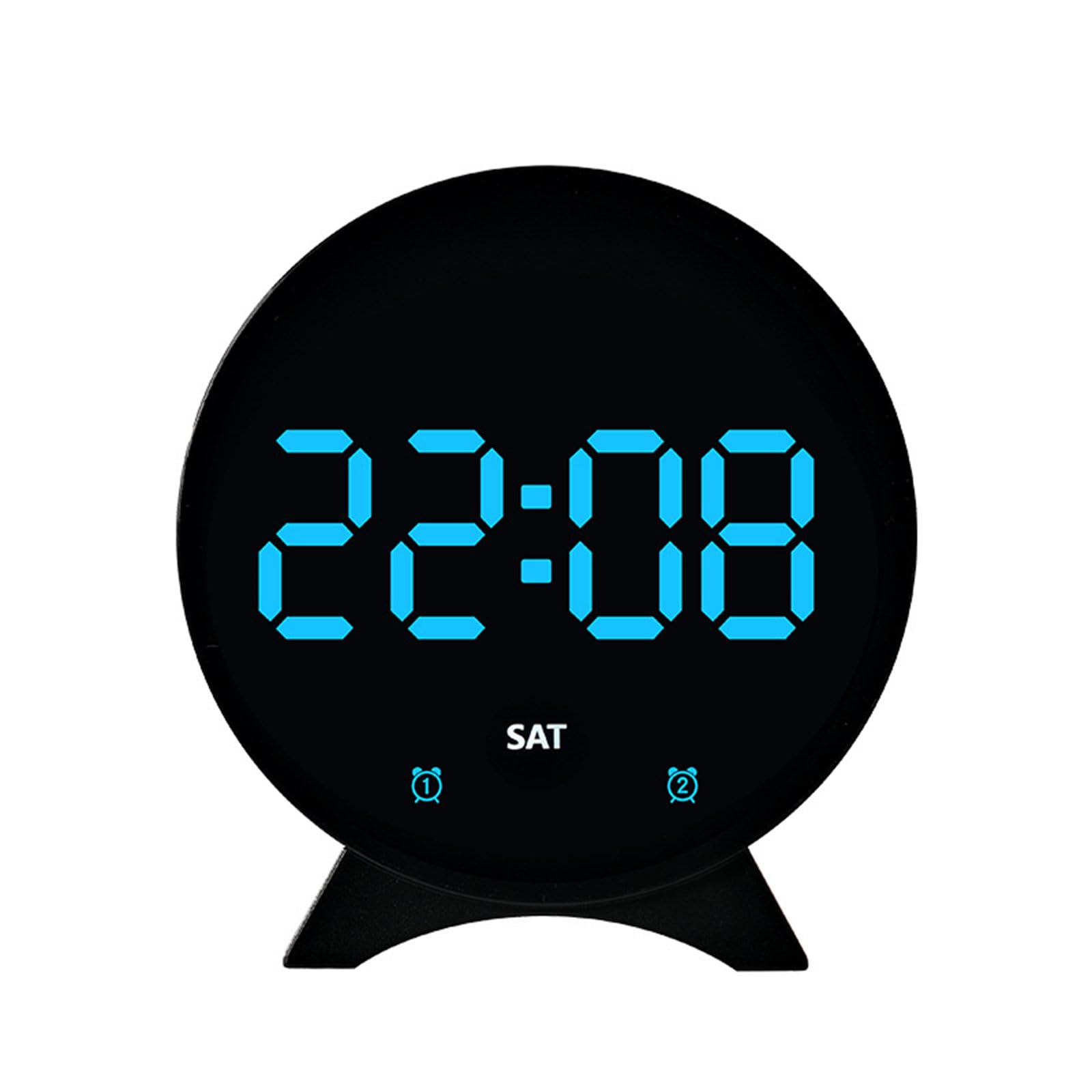 Jazuaiao D Le Desk Clock Light Transducer Quiet Action Calendar Temperature Isplay For Contemporary Calendar Alarm Clock