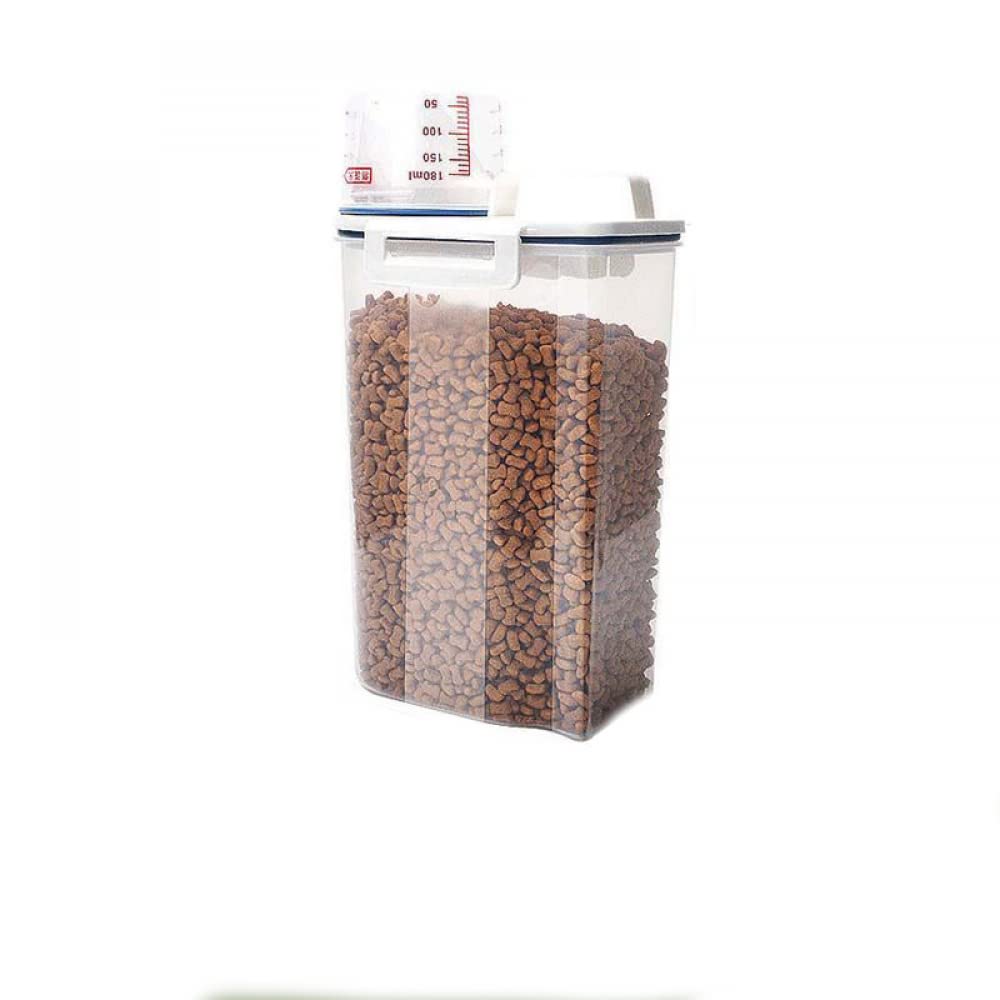 JDFPet Food Storage Box With Carrying Handle Cat Food, Dog Food Storage Storage Cans, Sealed Moisture-Proof Dog Food Storage Box For Small Cats, Dogs (2 Packs)