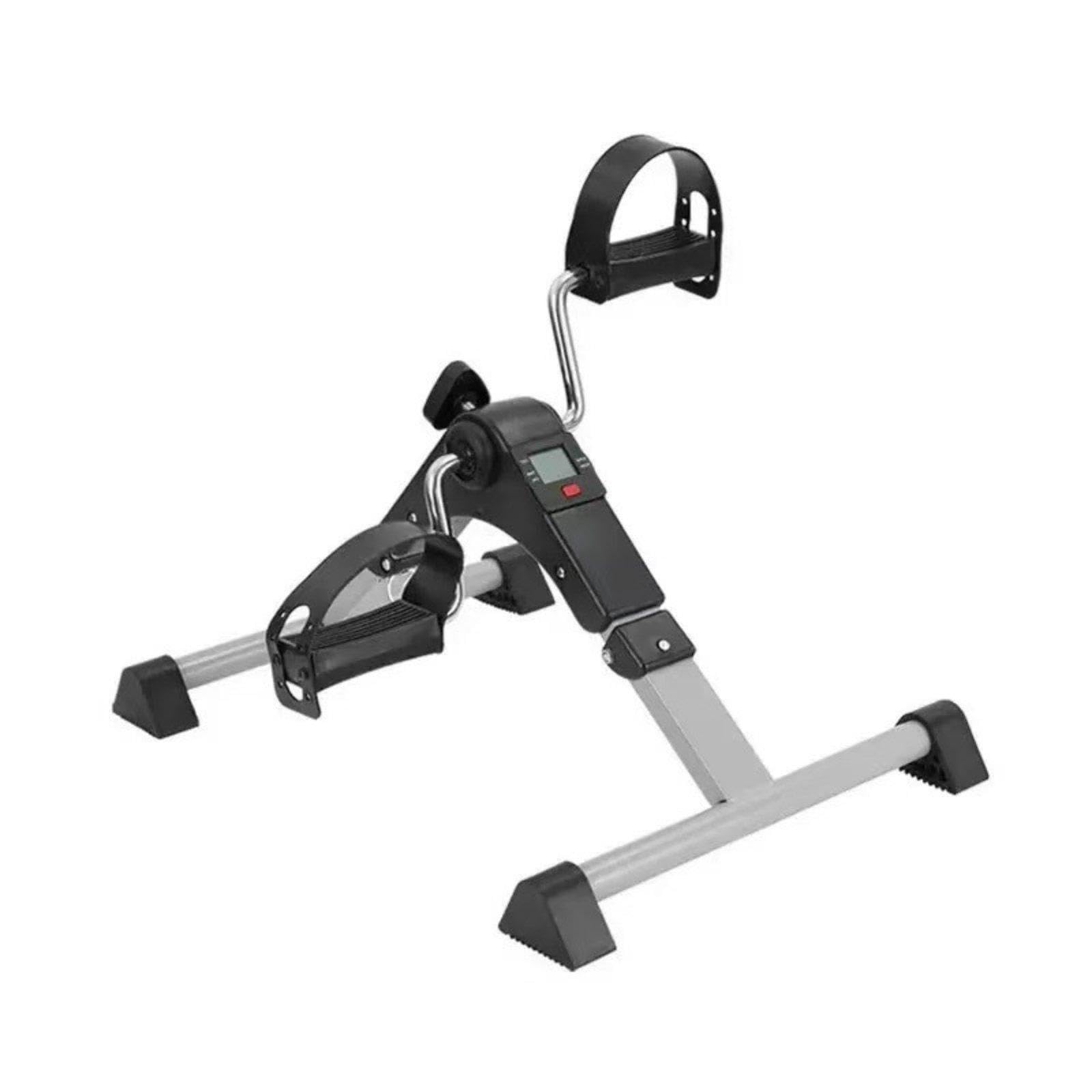 Folding Pedal Exerciser Foldable Portable Mini Exercise Bike Digital Counter Arm and Leg Exerciser for Home Black Triangle | Exercise Bikes | Cardio Equipment | Fitness Running & Yoga-image-30