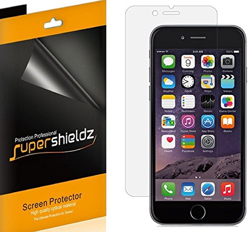 Supershieldz (6 Pack) Anti Glare and Anti Fingerprint (Matte) Screen Protector Designed for Apple iPhone 6S (3D Touch Compatible)