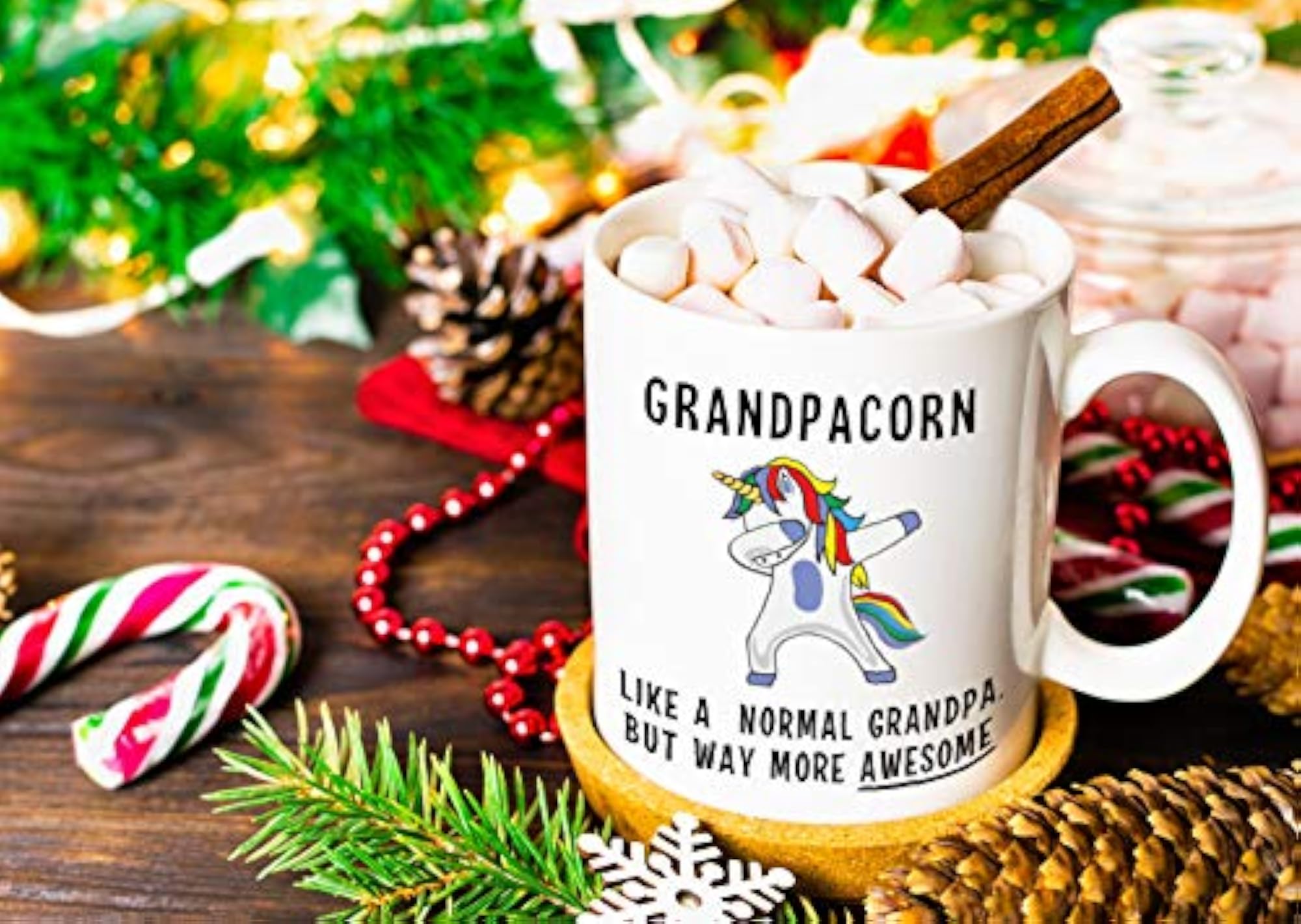 Grandpacorn Funny Coffee Mug, Father's Day Gift