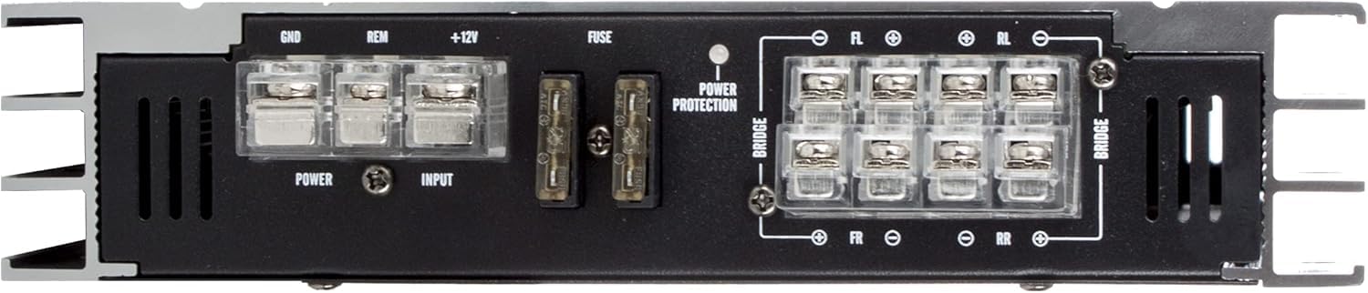 Excalibur X600.4 – Amplificador Estéreo 4 canales (2400 W, Crossover variable, 2 Ohmios)