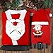 Moshify Santa Claus Costume - Santa Suit for Men Complete Adult 8 Piece Set - Perfect Outfit for Events Pub Crawls and Santa Runs - Be The Star This Holiday Season in a Mens Santa Claus Costume