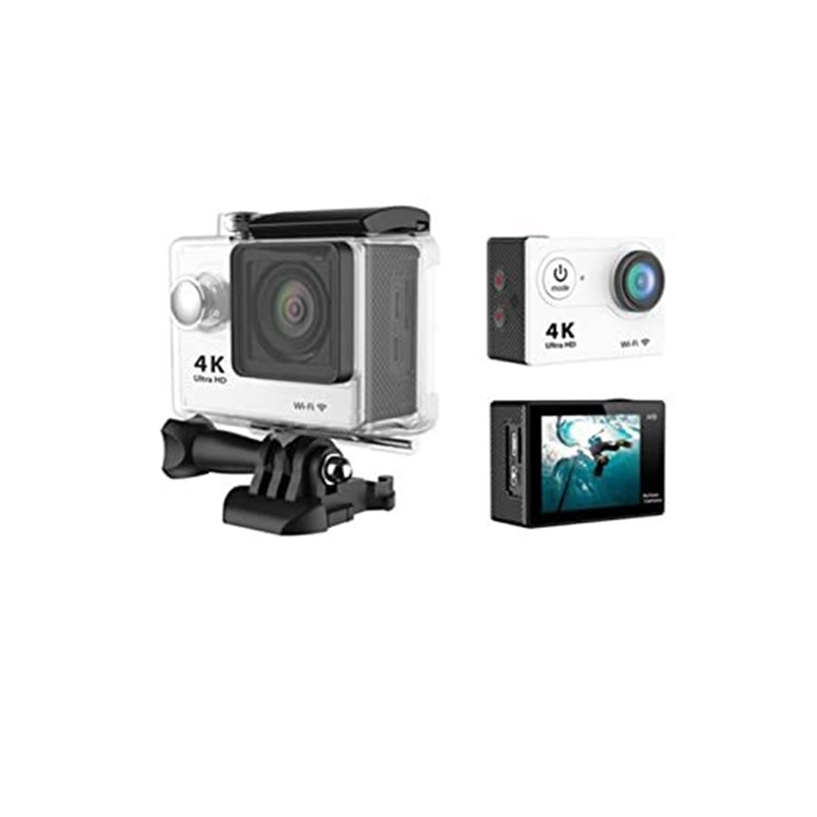 Amazon | 画像安定化機能付きアクションカメラ、Ultra HD 12MP 2