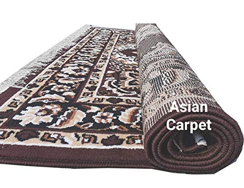 Image of Anti Skid Soft Acrylic Wool Carpet for Living Room & Bedroom (Design 1, 6 x 8 Feet)