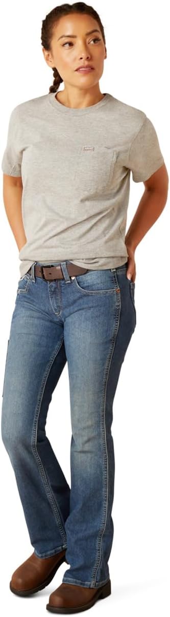 Ariat Womens Rebar Workman True Grit T-Shirt - Image 5