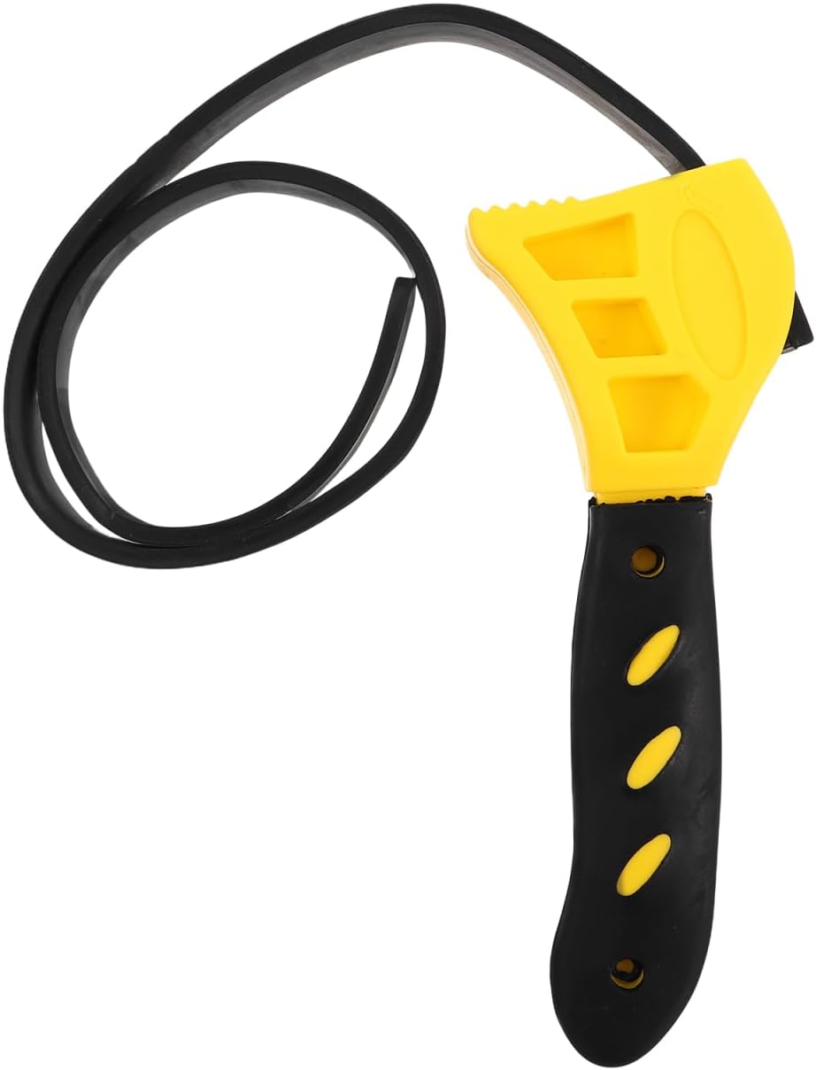 ibasenice 6.69In Adjustable Bottle Opener Wrench Tool – Opens Beer, Soda & Jar Lids Without Slipping – Compact 3.35oz Gripper for Camping, Kitchen & Tailgate