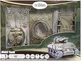Testors 650022T Model Kit-M4A3, M4A3 Military Tank - Painted