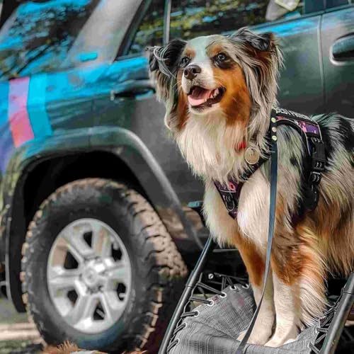 Image of AUROTH Tactical Dog Harness for Large Dogs, Heavy Duty No Pull Pet Vest
