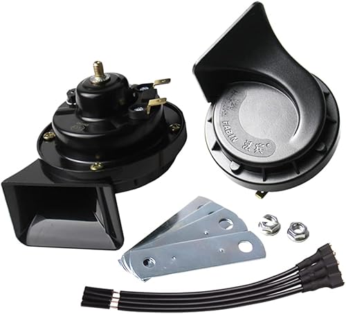 FARBIN Bocina de automóvil, bocina de motocicleta, bocinas de camión ruidosas, bocina de aire de 12 V, kit de bocinas de tren ruidosas para camiones