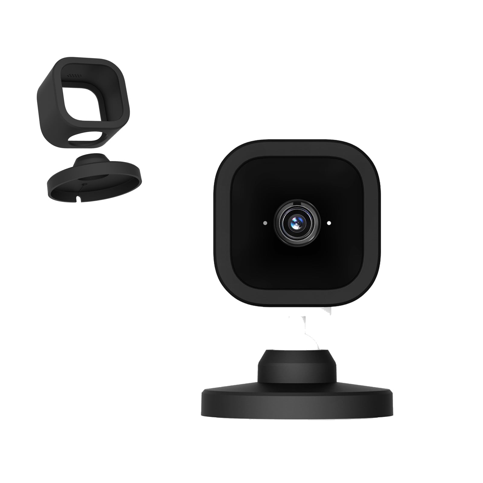 Gusfeliz Camera Case for Blink Mini 2 Camera (2024) Silicone Cover Waterproof Protective Cover,Black