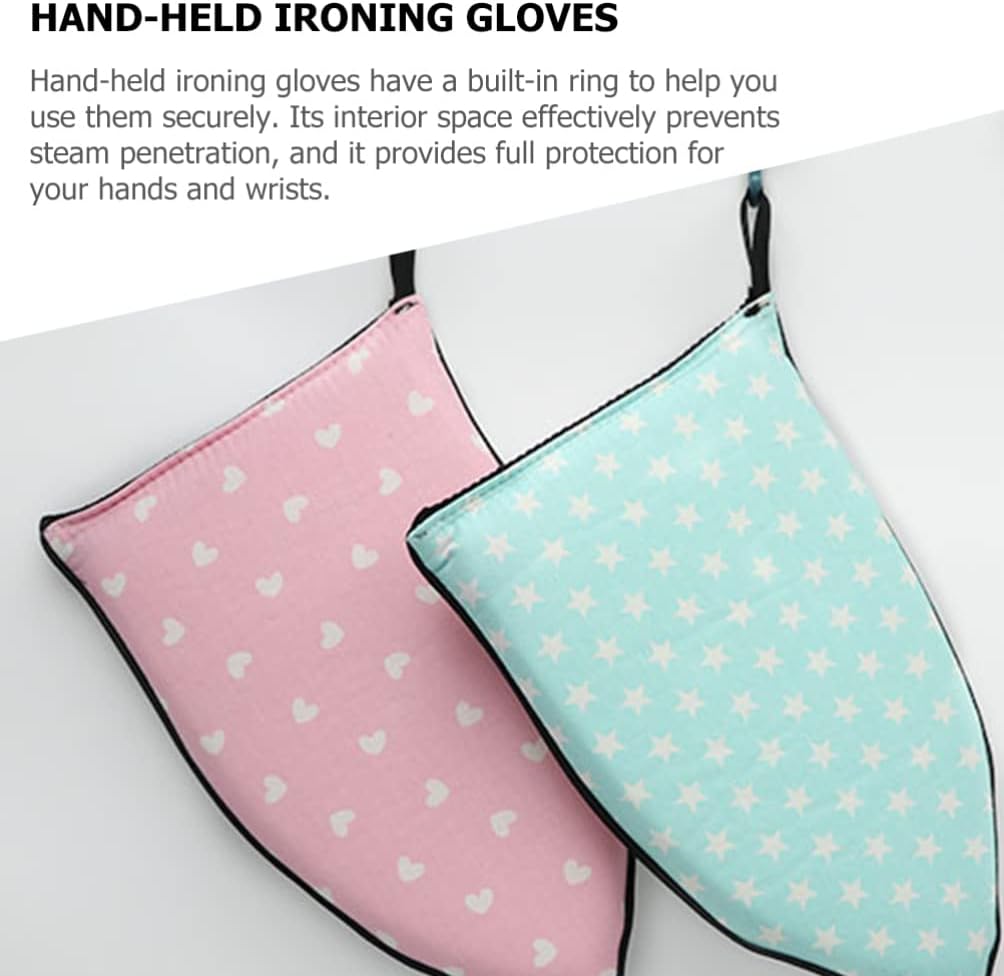 LIFKOME Handheld Ironing Mat 2pcs Sponge Heat Resistant for Pants Skirts
