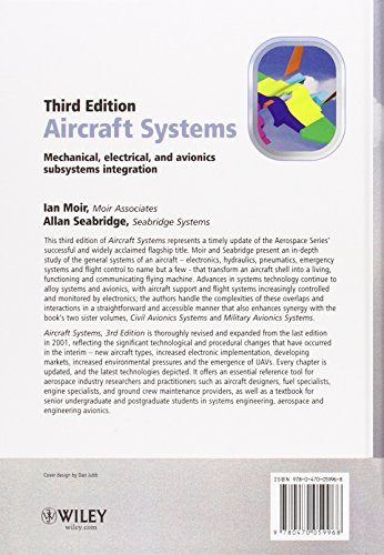 Aircraft Systems: Mechanical, Electrical and Avionics Subsystems Integration (Aerospace Series (PEP))