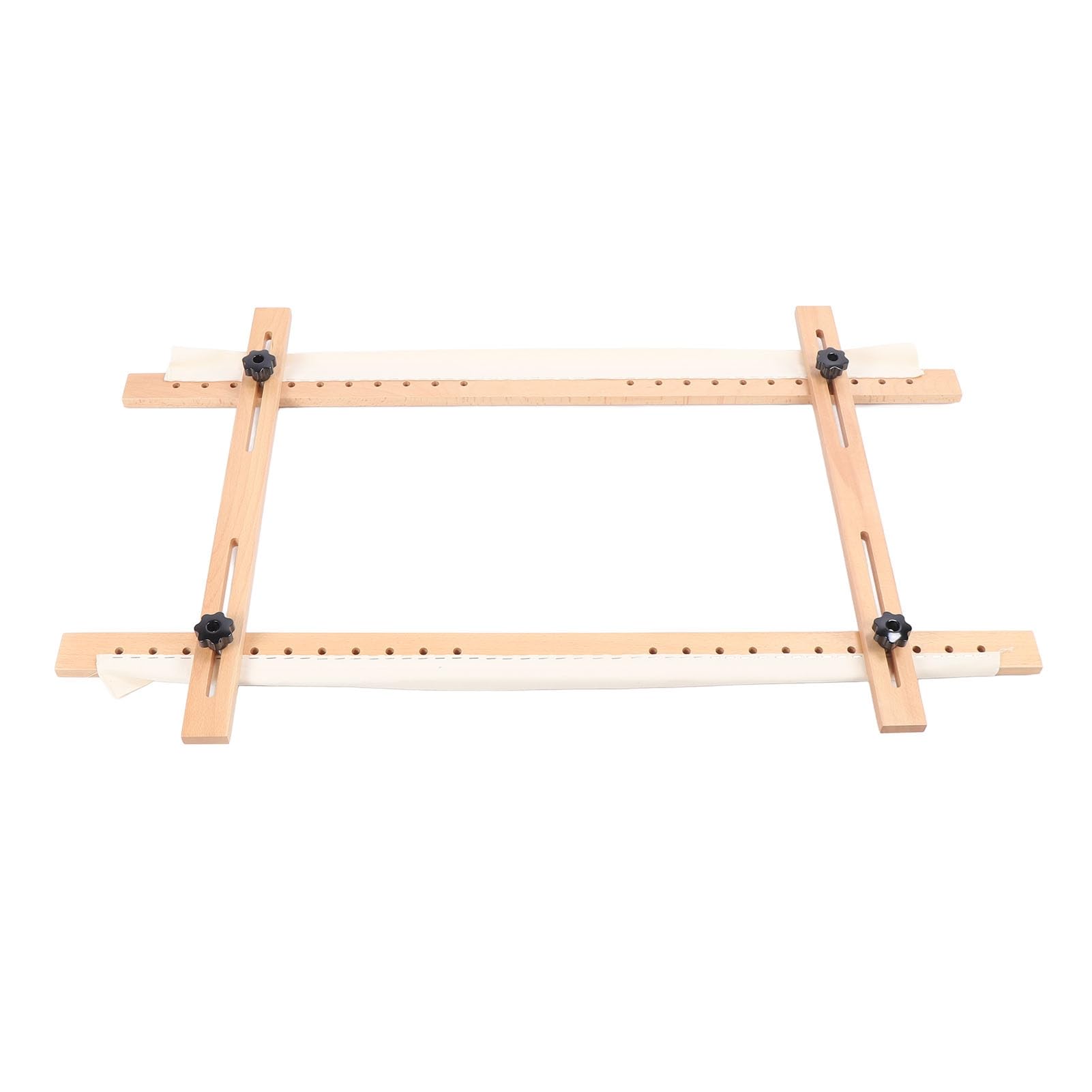 shenruifa Bastidor de bordado ajustable de madera, estable y espacioso, para manualidades, costura, 60 x 100 cm, diseño de madera de haya