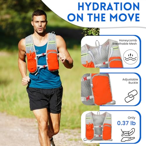 Sac à dos de course fonctionnel pour marathons et cyclisme de distance - 4