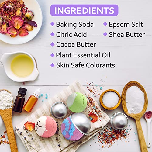 Nostoson Bath Bombs Gifts Set, 12Pcs Organic Bathbombs With Essential Oils For Bubble Bath&Spa For Women, Men, And Kids - Gift For Birthdays-60G #TOP1