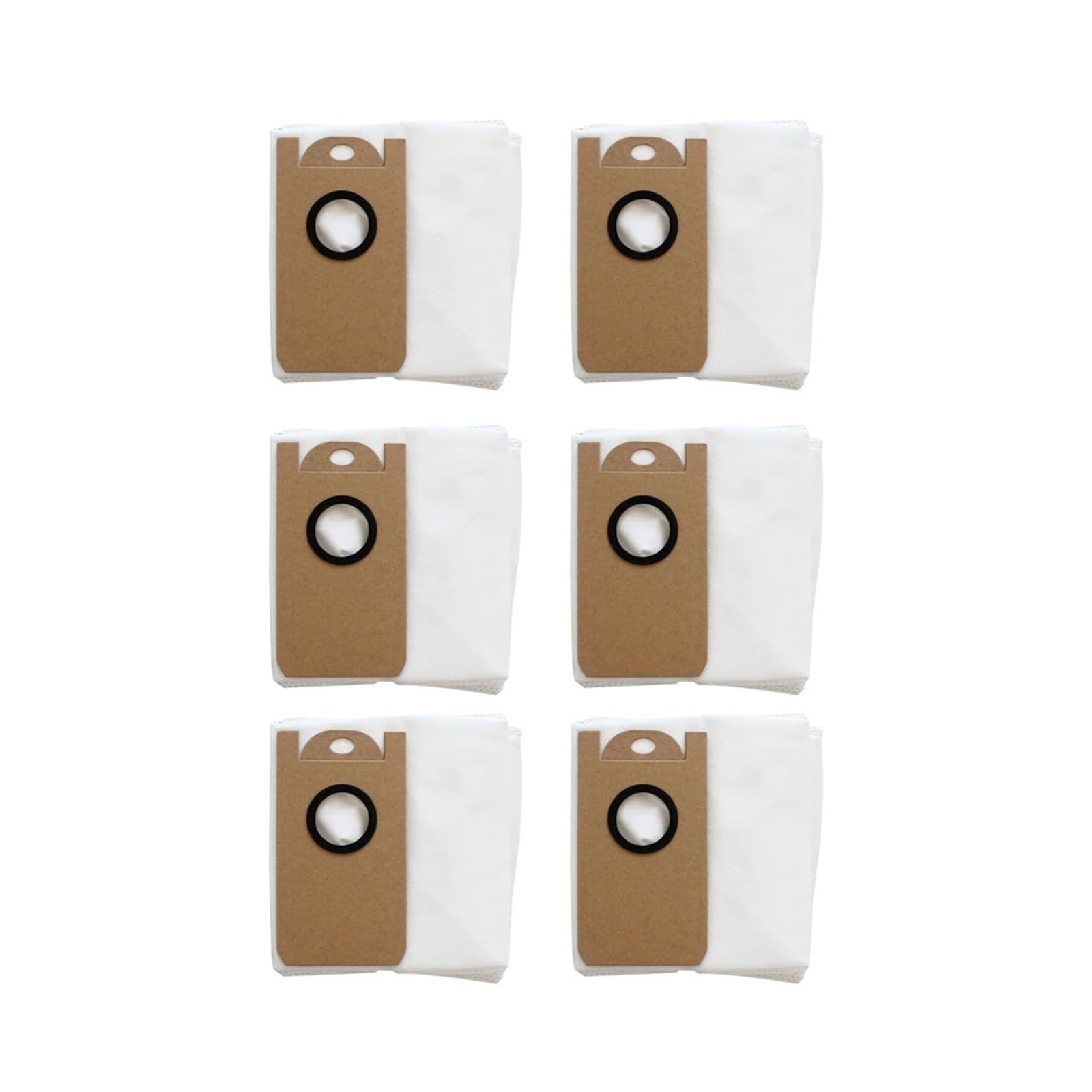 Sac à poussière réutilisable pour Laresar et Ultenic T10 - Lot de 6 pièces de rechange