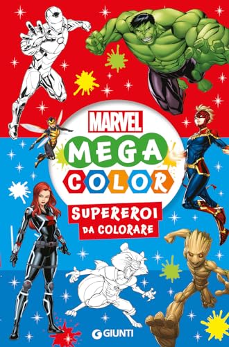 Mega color Marvel. Supereroi da colorare