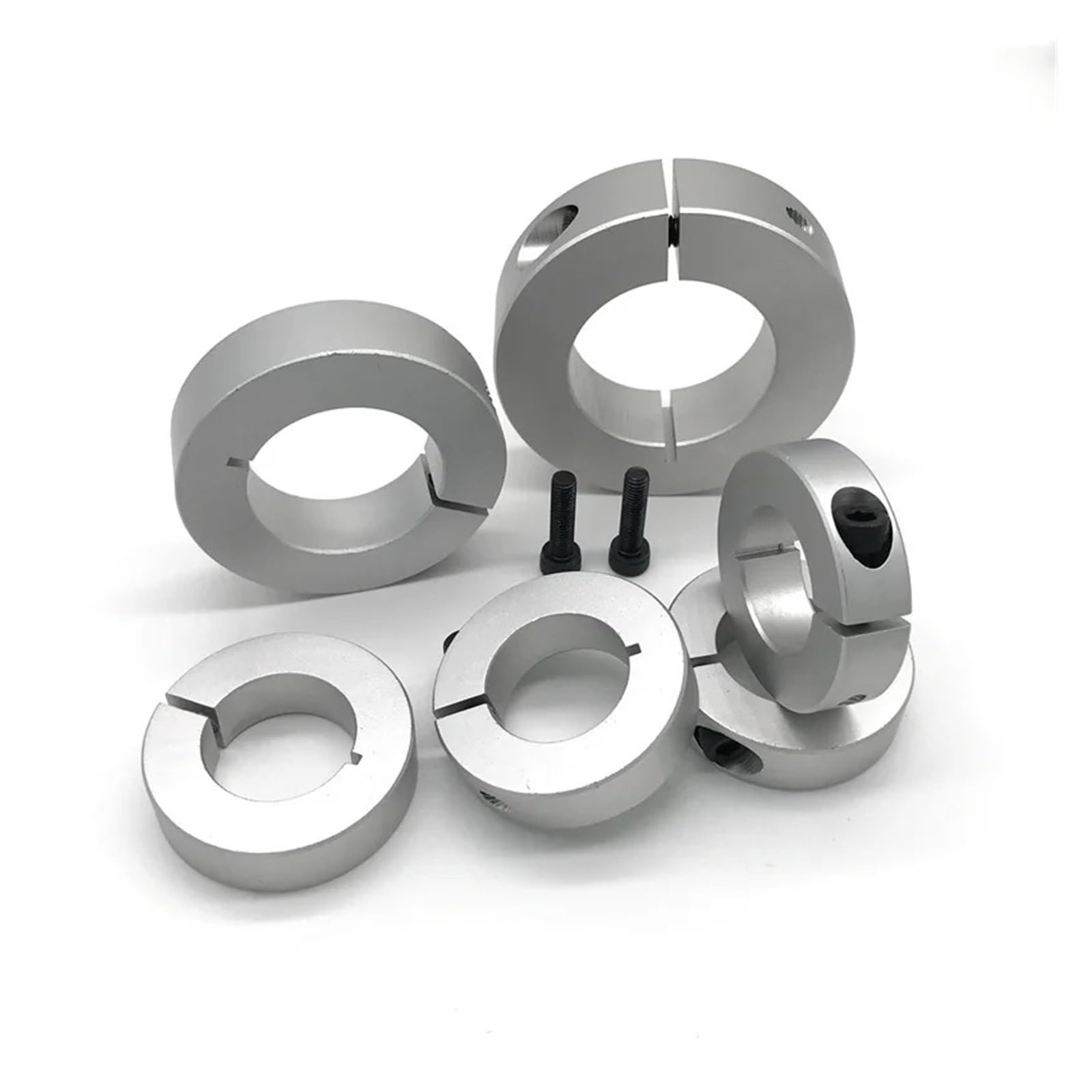 Bague fixe ouverte en aluminium 12-30-10 de guidage axial