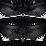 eing Bling Car Door Anti-Kick Pad Crystal Door Protective Pad Universal Anti-Kick Dirty Stickers Anti-Collision Stickers,4 Pack/Set(2 Pack for Front Door and 2 Pack for Back Seat Door),Black
