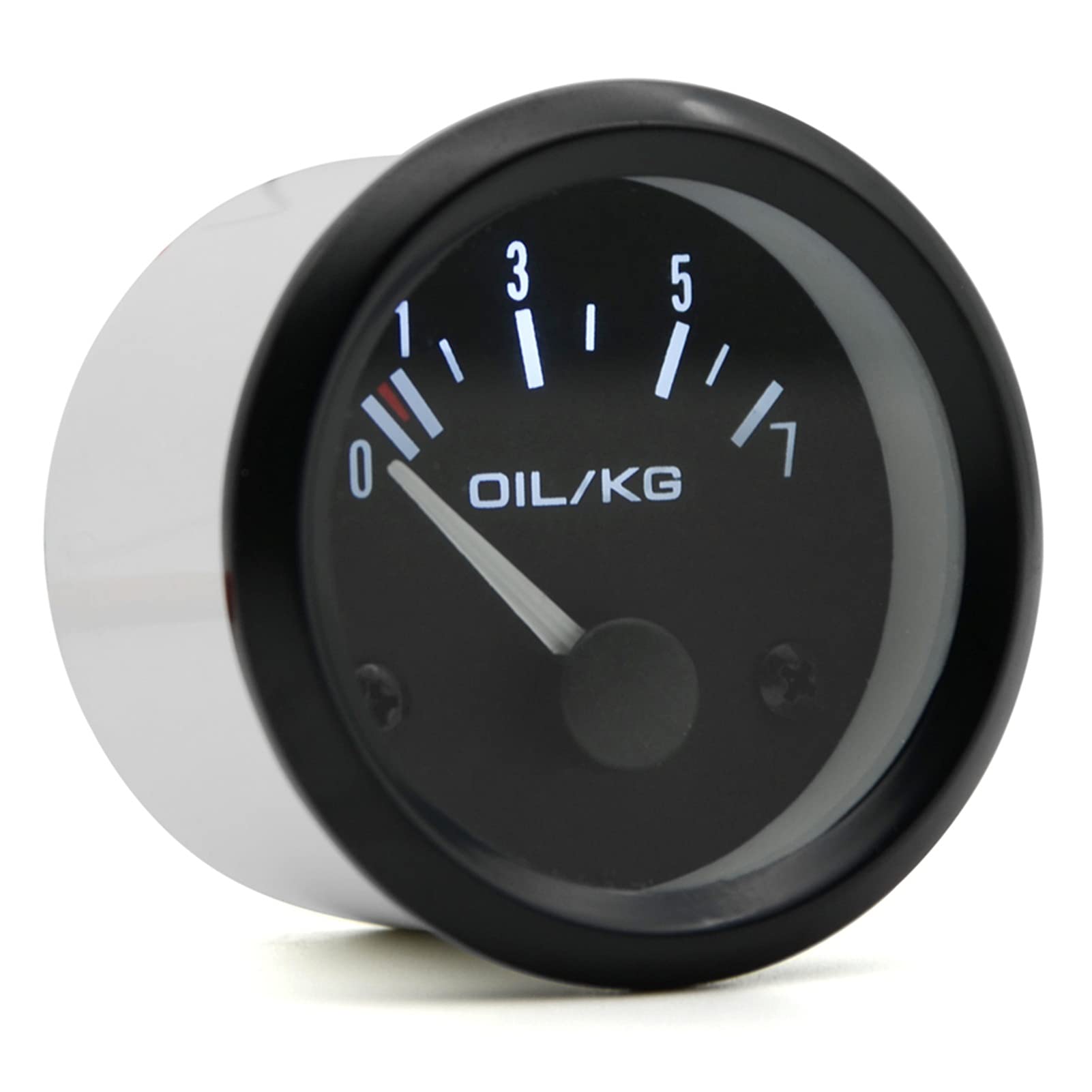 Medidores de presión de combustible de repuesto automotriz 2 "52mm medidor de presión de aceite para coche 0~7 KG 12V instrumento automático bisel negro medidor automático