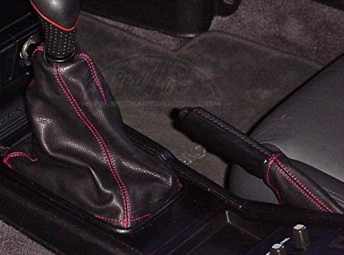 RedlineGoods ebrake Boot Compatible with Nissan 300ZX 1986-89. Black/Blue Thread