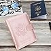 GDTK Leather Passport Holder Cover Case RFID Blocking Travel Wallet (Rose Gold)