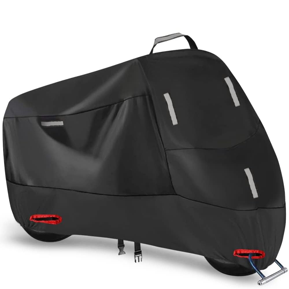 Motorrad Abdeckplane Outdoor für Harley Davidson Forty Eight, 420D Oxford Stoff Motorradabdeckung Motor Moped Roller Wasserdicht UV-Beständiges Motorradgarage,B