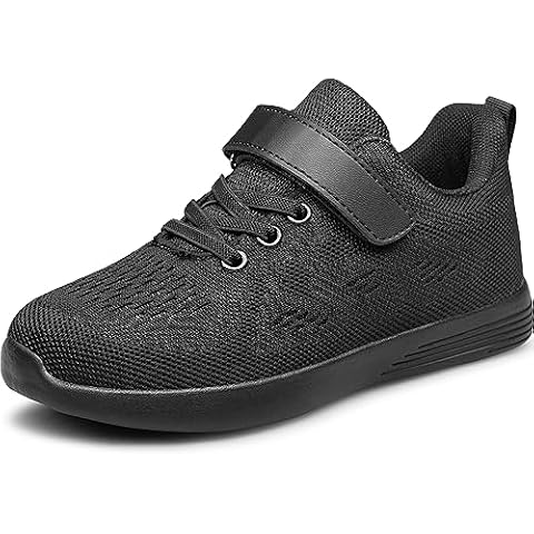 Boys Girls Shoes Kids Sneakers Breathable Athletic Running Tennis Shoes Black Little Kid Size 12 Cover