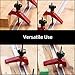 HONGDUI YB07X Quick Acting Hold Down Clamp Aluminum Alloy T-Slot T-Track Clamp Set Woodworking Tool for Woodworking Table