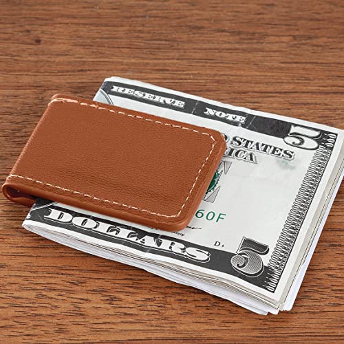 Fox Valley Traders Wide Leather Money Clip2