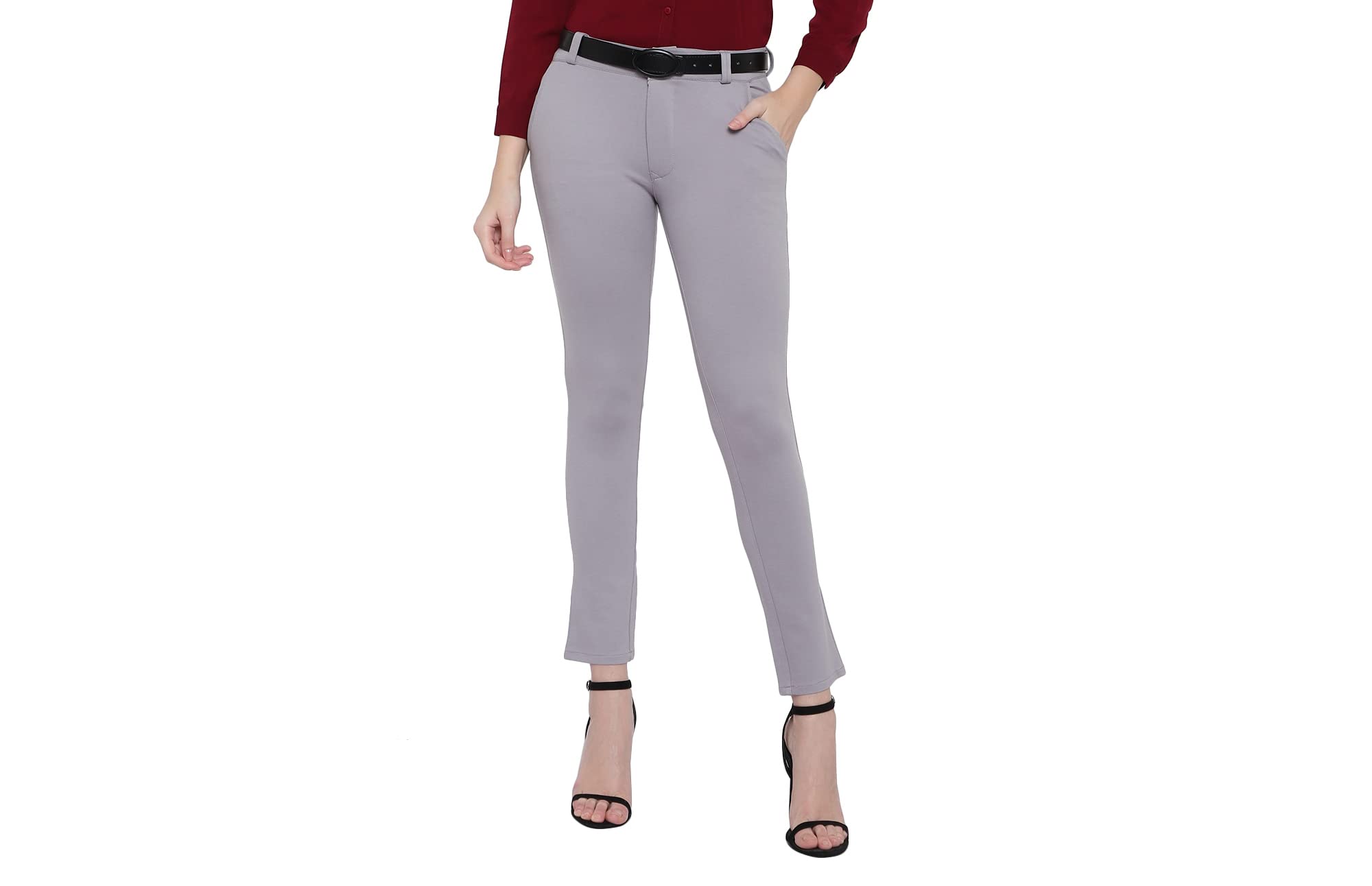 Niyo Girls Womens Formal Trouser For Women Slim Fit Stretchable